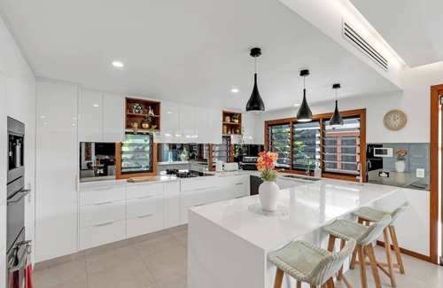 Trinity Beach House | The Peony Isle Luxe Lakeside Haven with Pool and Spa