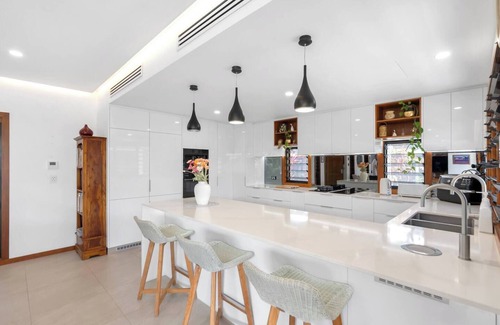 Trinity Beach House | The Peony Isle Luxe Lakeside Haven with Pool and Spa