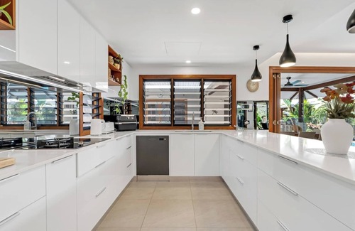 Trinity Beach House | The Peony Isle Luxe Lakeside Haven with Pool and Spa