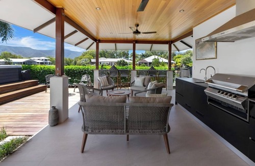 Trinity Beach House | The Peony Isle Luxe Lakeside Haven with Pool and Spa