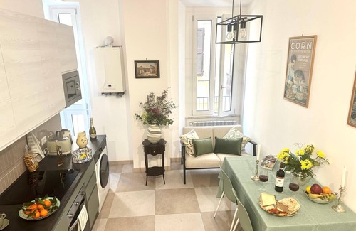 Esquilino Apartment | The Prince Suite: Renovated 3-bedroom/2-bathroom in Central Rome With AC