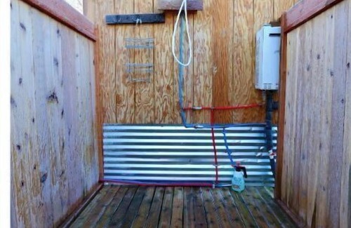 McKenna Cabin | The Red Cabin at Left Foot Farm