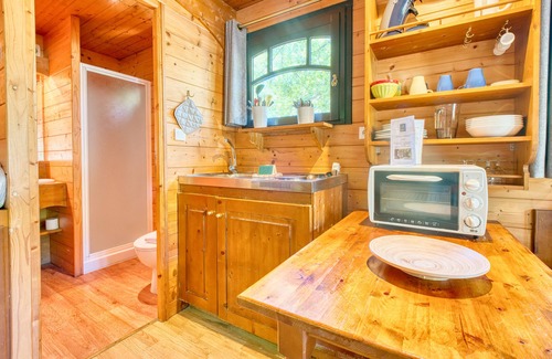 Monsac House | The Red Caravan - Unique Stay in a Caravan - Unusual Accommodation in the Heart of the Dordogne