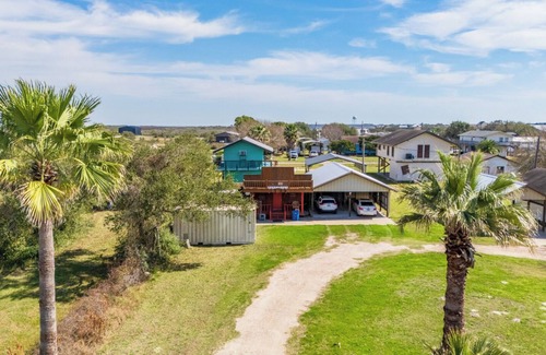 Port O Connor Cottage | THE RED COTTAGE Tiny Home in POC