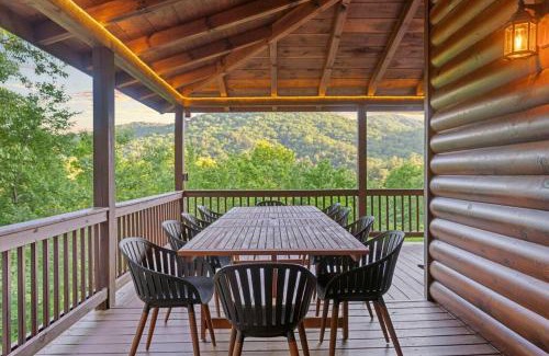 Cherry Log House | The Remedy at Blue Ridge - mountain view cabin with hot tub and two fire pits