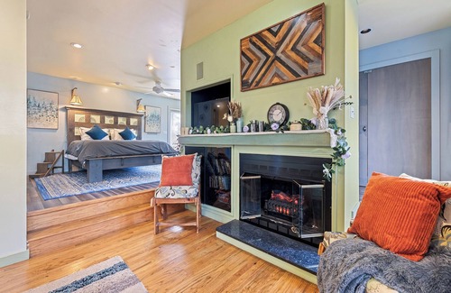 Waynesville Bed & Breakfast | The Rhododendron House is a spacious cottage in Waynesville, NC. It is ideal for families traveling with younger and older children and longer term stays. This open floor plan, 1000sq foot cottage is a stand alone building and has ample space to spre