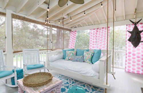 Tybee Island Cottage | The Salty Mermaid Cottage: PRIVATE Pool + Hot Tub + Walk to Beach- Sleeps 8