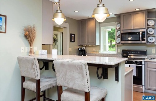 Nellysford House | The Snow House Pet Friendly Creek PacMan