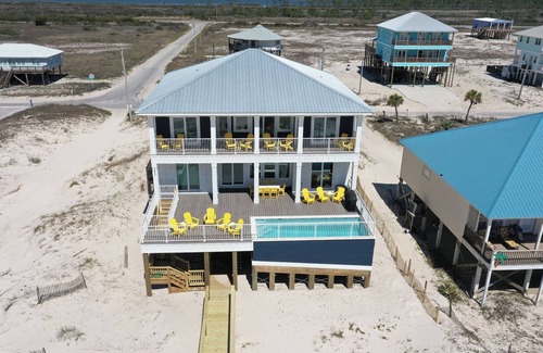 Southpointe House | The Tipsy Turtle/Beachfront/Private Pool/Pets