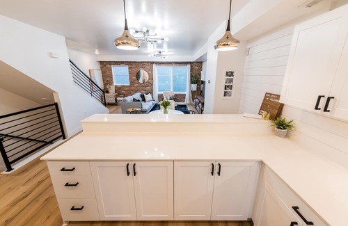 Downtown Salt Lake City House | The Trend: New Townhome with Private Garage, 5 Beds, 3 Desks, Walk to Downtown