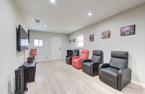 Foster Place House | The Ultimate Man Cave Haven: Arcade Room/Pool Table