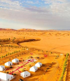 Rissani Other | The White Camp - Your Merzouga Luxury Desert Camp & Erg Chebbi Dunes Camel Riding