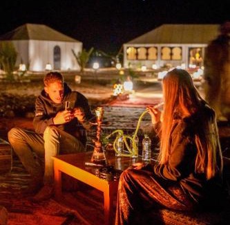 Rissani Other | The White Camp - Your Merzouga Luxury Desert Camp & Erg Chebbi Dunes Camel Riding