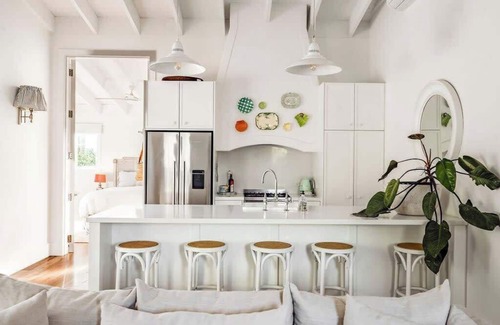 Berry House | The White House | Bold Berry Farmhouse with Pool