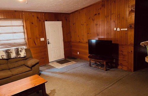 Neillsville Cabin | The Wolf Cabin at the Riviera Resort in Neillsville, Wisconsin!