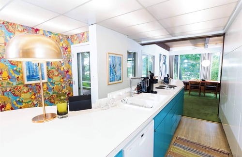 Plymouth House | The Yellow Door | Mid-Century Lake Haven | Wayzata