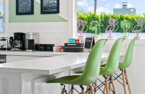 Desert Park Estates House | The Yellow Palm - Pet Friendly with Pool