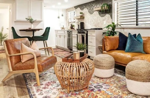 Galveston Apartment | The Zen Den: Where nature's elements come together with modern comfort!