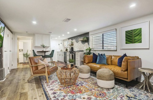Galveston Apartment | The Zen Den: Where nature's elements come together with modern comfort!