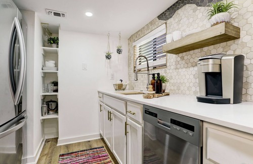 Galveston Apartment | The Zen Den: Where nature's elements come together with modern comfort!