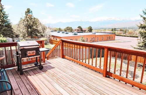 Briargate House | Theater Room Pet Friendly Near AF Academy Peaceful
