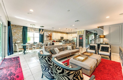 Watersong Villa | Themed Rooms, Pool & More! Custom Davenport Villa