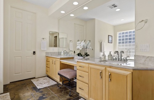 Desert Club Estates House | This 2610 SqFt 3 bedroom pool home in La Quinta offers 3 king beds