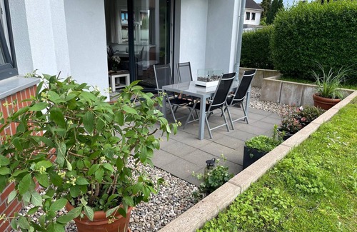 Groemitz Apartment | This as-new vacation apartment is located in a quiet cul-de-sac in Grömi