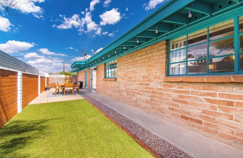 The Garden District House | This centrally located 3 bedroom 2 bathroom features a full size pool and electric vehicle charging on site.