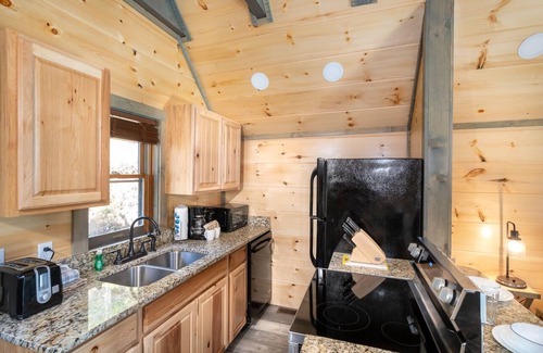 Pittman Center Cabin | This one room STUDIO is Ideal for a Special Romantic getaway.
