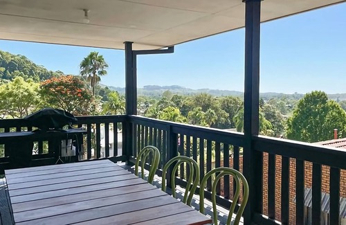 Coffs Harbour Apartment | This unique level home is situated on the upper level in a private setting, with mountain views