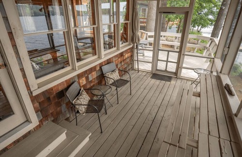 Oxford House | Thompson Lake Cabin Nestled in Majestic Pines - Family Waterfront Escape