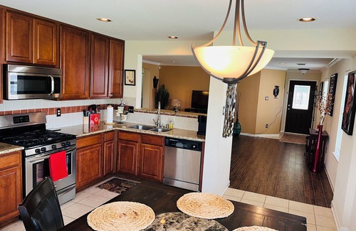 Cypress House | Three bedroom home, pets allowed.