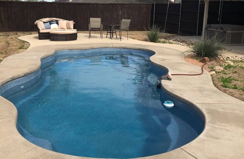 Fate House | Three bedroom home with private pool & hot tub in Fate, Texas.
