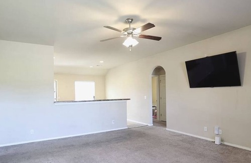Tulsa House | Three bedroom with one bathroom house. Available for an immediate move in.