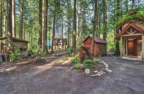 Index House | Three Enchanting Riverfront Cabins: Hot Tub Access