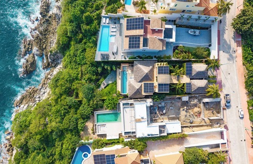 Santa Maria Huatulco Villa | Three King Suites, Private Pool, Massage Room & Panoramic Ocean Views