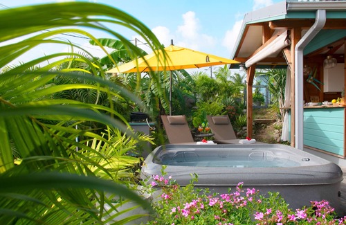 Quartier Desert House | Ti' Alizé - Lodge Dans son Jardin Tropical Avec son Jacuzzi Privé