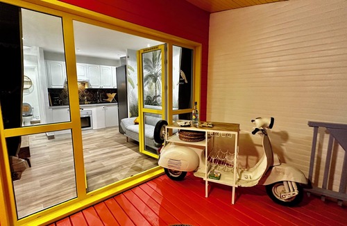 Bouillante Apartment | Ti Kaz Coco Jungle Jacuzzi & sea view
