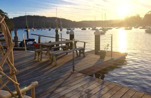 McCarrs Creek House | Tides Reach Boathouse water-access-only