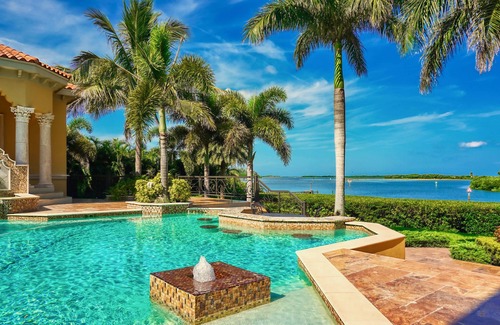 Tierra Verde House | Tierra Verde - St. Petersburg Waterfront Mansion Estate - Pool - Boat Dock