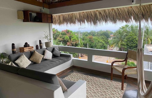 Lazaro Cardenas House | Tiki-Chic Ocean-View Wellness Luxury Villa