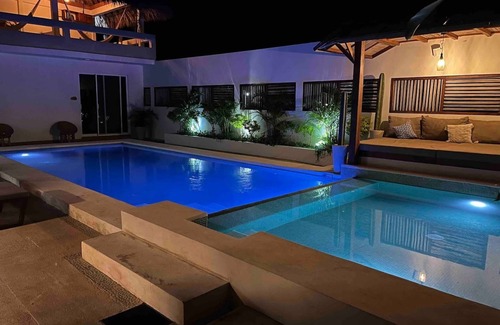 Lazaro Cardenas House | Tiki-Chic Ocean-View Wellness Luxury Villa