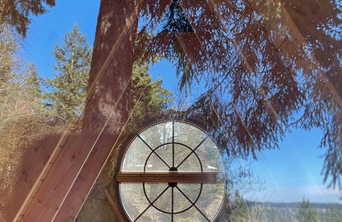 Pleasant Valley Cabin | Tiny A-Frame Farm Meadow Retreat minutes from downtown