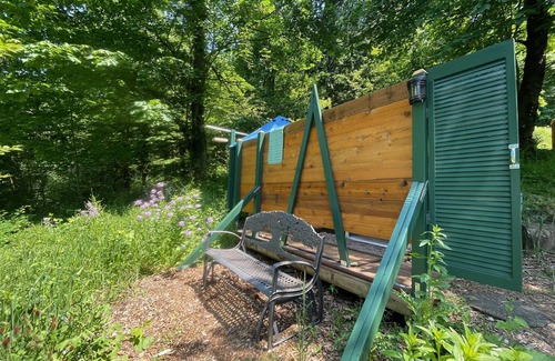Pleasant Valley Cabin | Tiny A-Frame Farm Meadow Retreat minutes from downtown