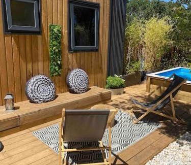 Plan-d'Aups-Sainte-Baume Ski Chalet | Tiny LiLouMaCa Cœur Ste Baume