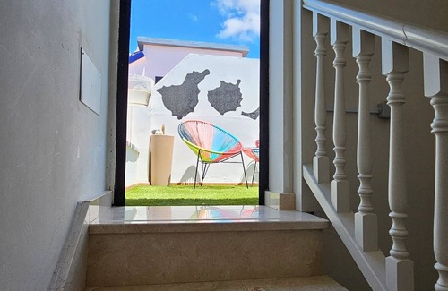 Geafond Apartment | Tiny studio ,private jacuzzi, bathroom, Lanzarote views. Swimming pool.parking.