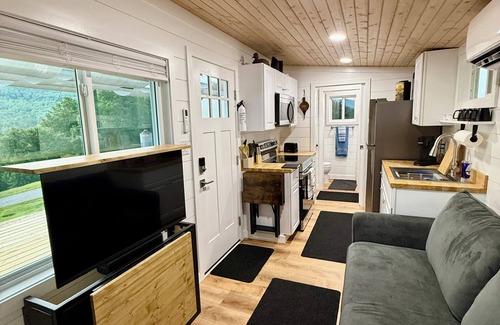 Hayesville Other | Tiny Tin Haven Mountain Views + Private Deck