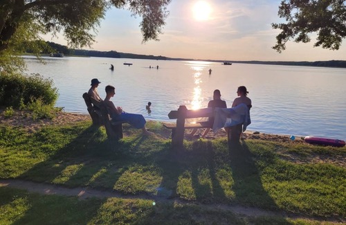 Oberhavel RV Rental | Tipi camp for groups directly on the lake, lake district
