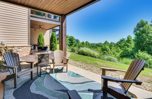 Toccoa Condo | Toccoa Condo on Golf Course w/Patio & Grill